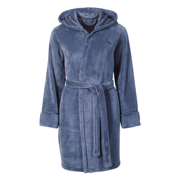 Bademantel, blue, L
