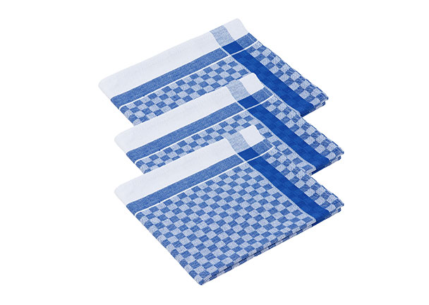 Allzweck Grubenhandtücher, 6 Stück, blau
