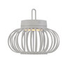 LED-Akku-Tisch- und Bodenleuchte Korga, weiß, ⌀ 25 cm