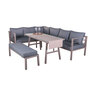 Lounge- und Dining-Set, 4-tlg.