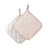 Ofenhandschuhe & Topflappen Set Japandi, beige
