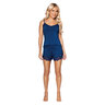 Damen Sommer Shorty Pyjama, navy, XS