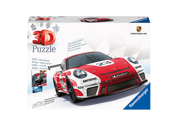 3D-Puzzle, Porsche 911 GT3 Cup, Salzburg-Design