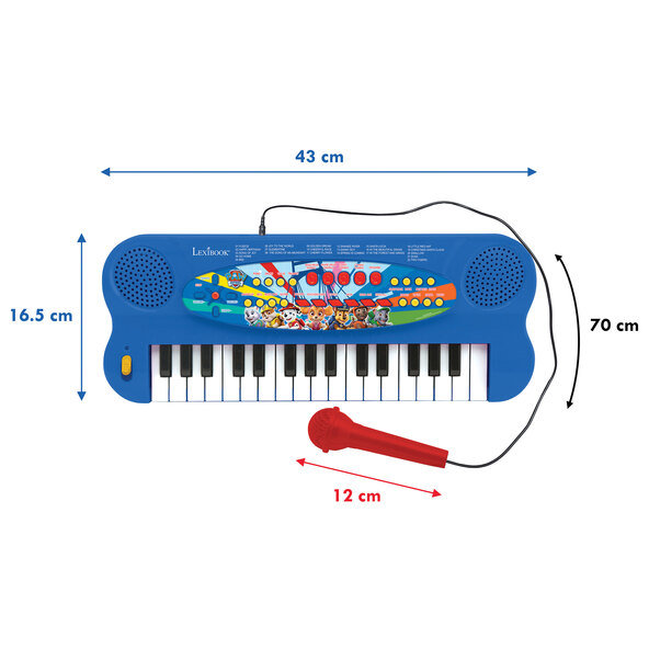 Paw Patrol Elektronisches Keyboard mit Mikrofon