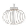 LED-Akku-Tisch- und Bodenleuchte Korga, weiß, ⌀ 36 cm