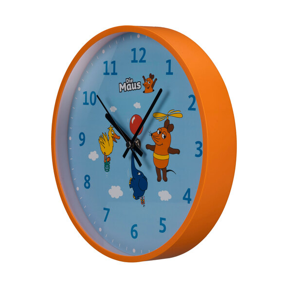 Kinder-Wanduhr "Maus, Elefant und Ente"
