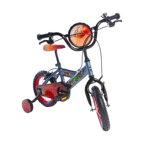 Kinder-Fahrrad Avengers 12 Zoll, grau/schwarz