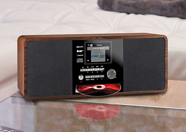 Multifunktionsradio DABMAN i200 CD, Holzoptik Multifunktionsradio DABMAN i200 CD, Holzoptik