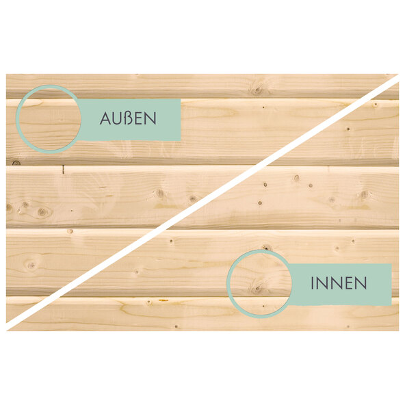 Anbauschrank, naturbelassen