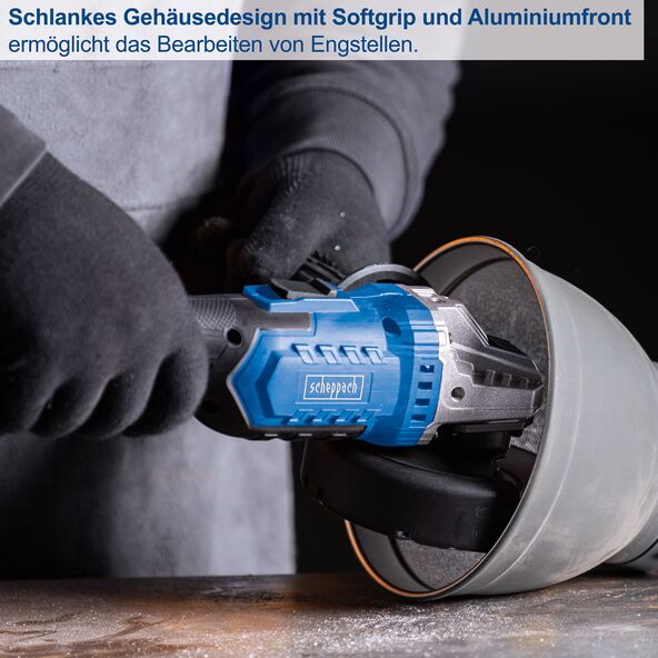 Akku-Winkelschleifer C-AG125-X, ohne Akku und Ladegerät