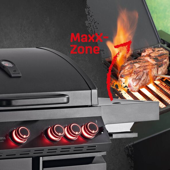 MaxX-Zone des Gasgrill Cool Black 4.1 MaxX