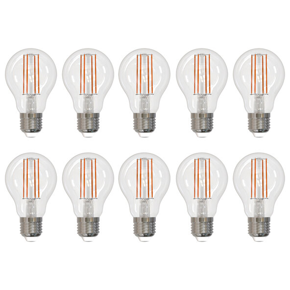 LED-Retro-Leuchtmittel Birne E27 7 W 806 lm, 10er-Set