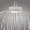 LED-Akku-Tisch- und Bodenleuchte Korga, weiß, ⌀ 46 cm