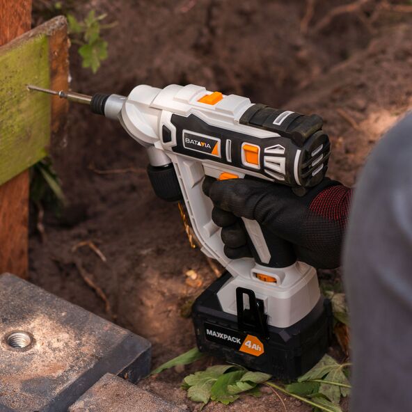 18 V Akku-Bohrschrauber-Set Twin Drill