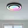 LED-Deckenleuchte 41368-24DS, mit RGB-Regenbogeneffekt, Ø 49 cm