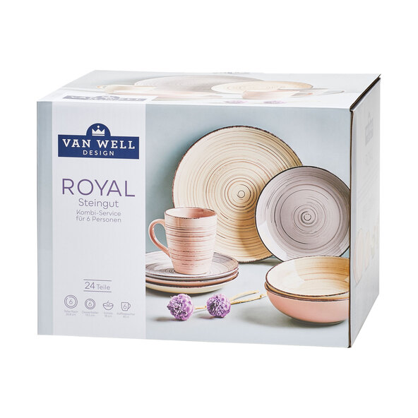 Kombiservice Royal, 24-tlg.