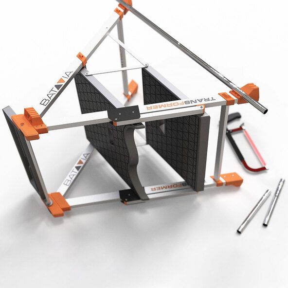Transformer Werkbank und Trittleiter