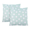 Kissen Points, 2er Set, mint