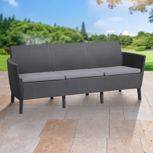 3-Sitzer-Gartensofa Salemo