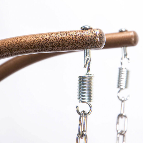 Polyrattan-Hängesessel Twin, braun