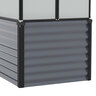 Hochfrühbeet Gaia Jumbo HKP4mm, granit/schwarz