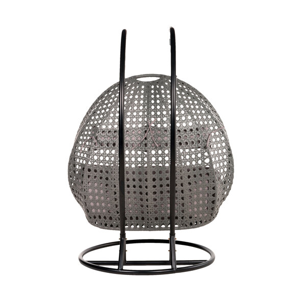 Polyrattan-Hängesessel Twin, grau