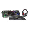 Illuminated Gaming Set LUNERA, black