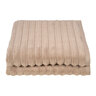 Handtuch Hoch/Tief, 2 x 2er Set, beige