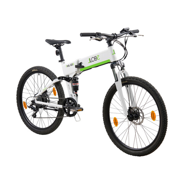 Falt-Mountain-E-Bike 27,5 Zoll FML 830, weiß