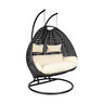 Polyrattan-Hängesessel TWIN, schwarz