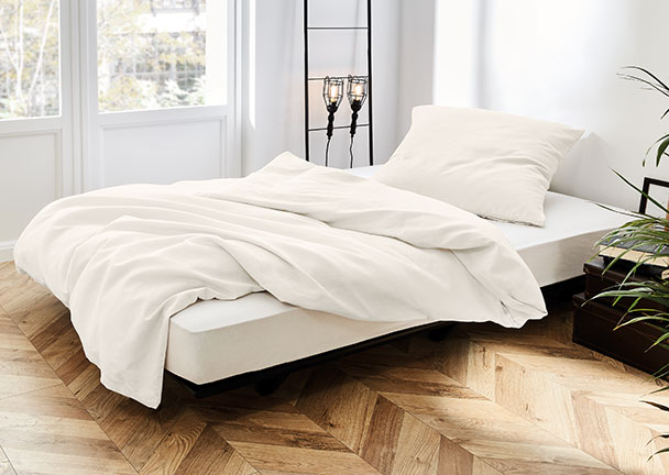 Leinen-Melange Bettwäsche, 155 x 220 cm