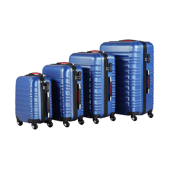 Hartschalenkoffer-Set Baseline, 4-tlg., 34-120 l, blau