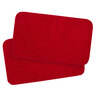 Badteppich Berlin in Cord Optik, 2er Set, 50 x 70 cm, bordeaux