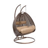 Polyrattan-Hängesessel Twin, braun