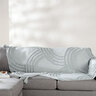 Boho Decke, grau