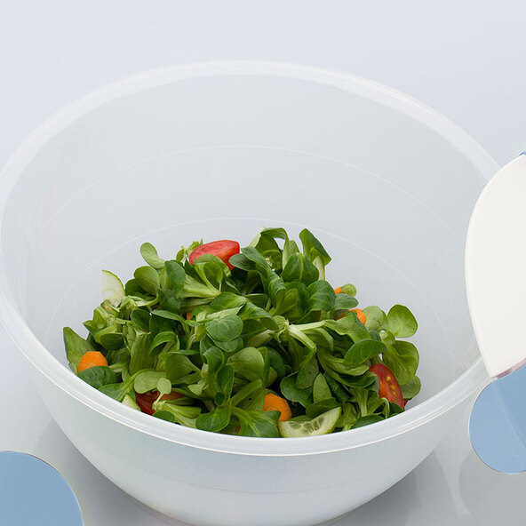 Salatbutler, blau