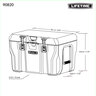 Kunststoff Kühlbox Premium, 52 Liter