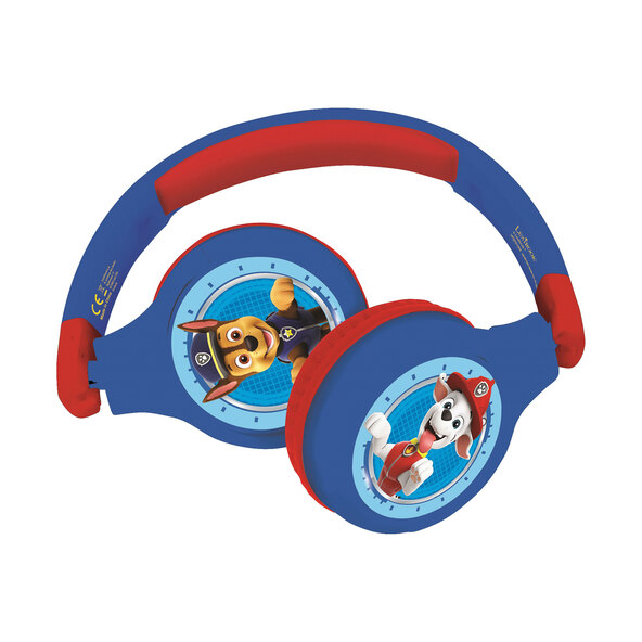 2 in 1 Bluetooth-Kopfhörer für Kinder, Paw Patrol