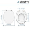 WC-Sitz mit Absenkautomatik, weiß