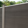 Home Deluxe WPCSichtschutzzaun V2 CALLADO grau ALDI