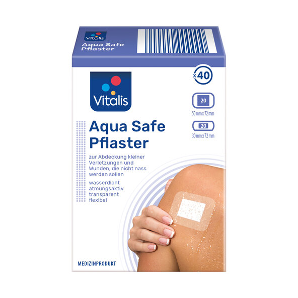 Aqua Pflaster, transparent, 2er Set