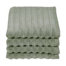 Handtuch Hoch/Tief, 2 x 2er Set, grün
