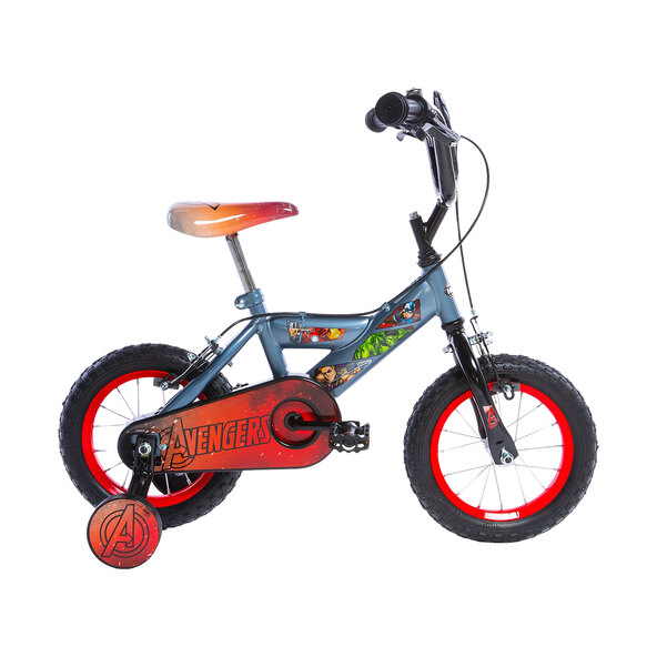 Kinder-Fahrrad Avengers 12 Zoll, grau/schwarz