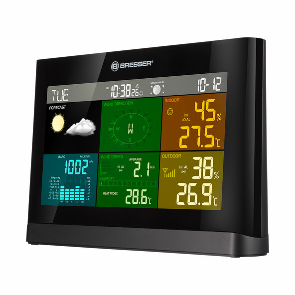 5 in 1 Wetterstation Comfort, schwarz