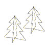 3D LED-Formen, Tanne 2er Set