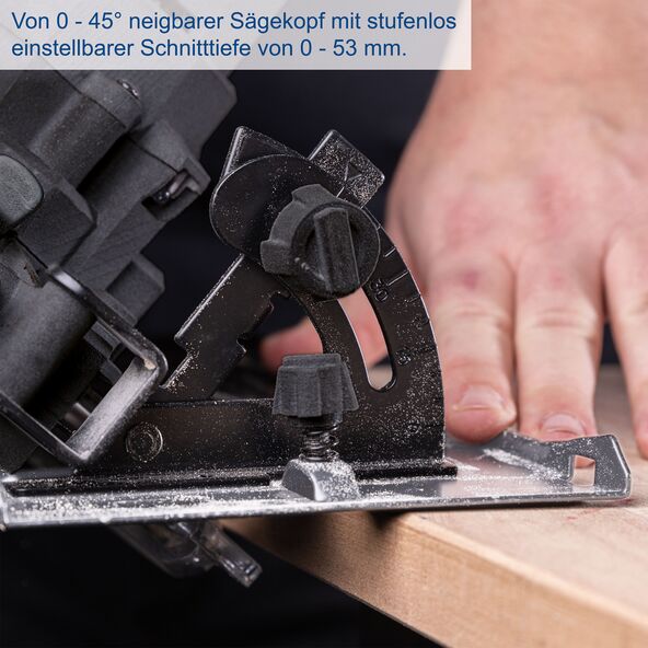 Akku-Kreissäge C-HCS-165-X, ohne Akku und Ladegerät 