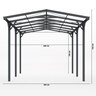 Carport aus Aluminium