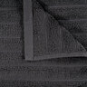 Handtuch Hoch/Tief, 2 x 2er Set, anthrazit