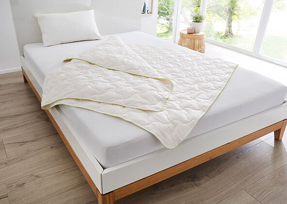 Sommersteppbett Bambus, 135 x 200 cm