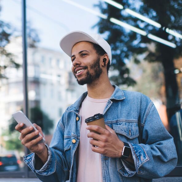 BIK-8 In Ear Kopfhörer mit Bluetooth®, schwarz